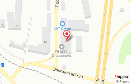 Торговый дом МТЗ-Ставрополь на карте