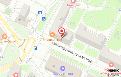 Ателье на Павла Корчагина на карте
