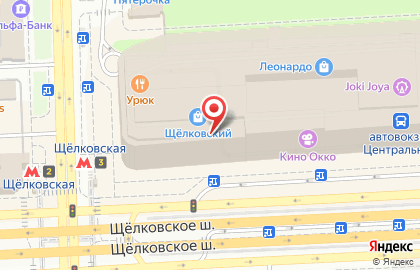 Авиакасса Глобус на Щёлковском шоссе на карте