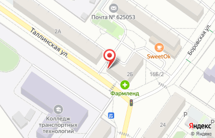 Аптека Вита в Тюмени на карте