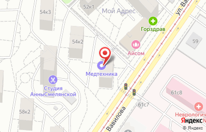 Магазин медицинских товаров Благомед в Гагаринском районе на карте