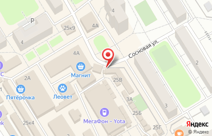 Магазин овощей и фруктов в Санкт-Петербурге на карте