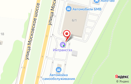 Интрансгаз на Московском шоссе на карте