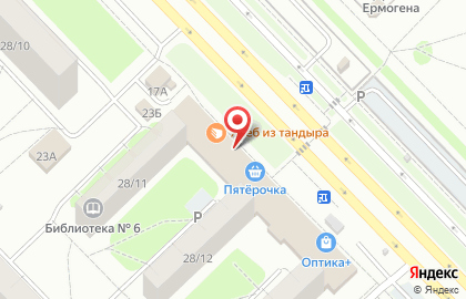 Магазин разливного пива Бавария на Автозаводском проспекте на карте