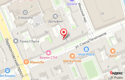 Торгово-производственная компания ВенСА на улице Союза Печатников на карте