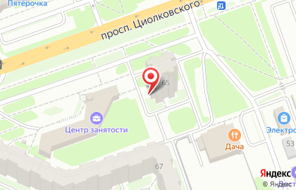 Магазин медтехники Домашний доктор на проспекте Циолковского на карте