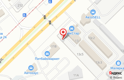 Компания Лига AVTO на Машиностроительной улице на карте