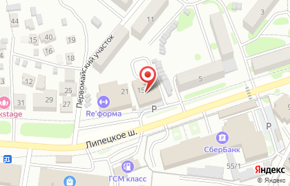Автошины в Тамбове на карте