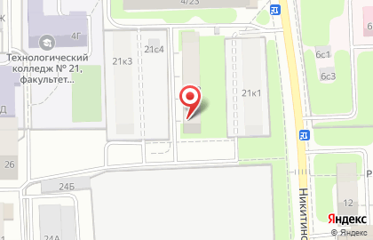 Центр культуры и спорта Измайлово на Никитинской улице на карте