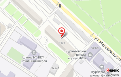 Услуги мастера по ремонту мебели на улице Маршала Василевского на карте
