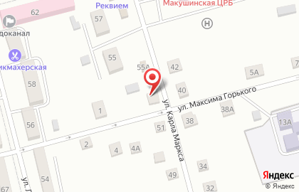Фирменный магазин Ермолино на улице К.Маркса на карте