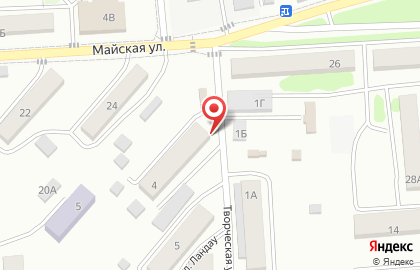 Продуктовый магазин Натали на Творческой улице на карте