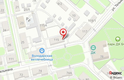 Продуктовый магазин в Брянске на карте