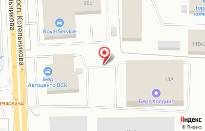 Группа компаний Омега на проспекте Котельникова на карте