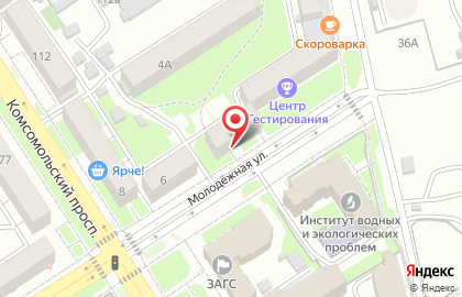 Адвокатская контора г. Барнаула на карте
