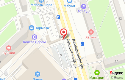 Киоск по продаже мяса птицы и бакалеи Деревенское мясо на карте