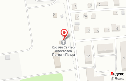 Приход Святых Апостолов Петра и Павла на улице Дружбы на карте