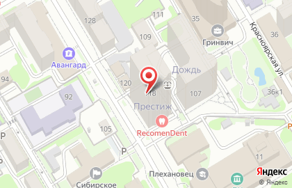 Жилой комплекс бизнес-класса Престиж на Площади Гарина-Михайловского на карте