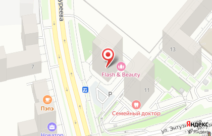 Медицинская лаборатория Гемотест в Октябрьском районе на карте