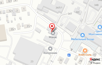 Магазин продуктов на Фабричной, 25 на карте