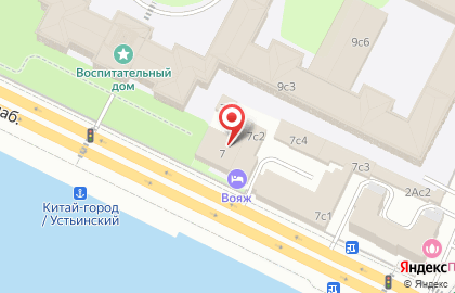Прогулки на теплоходе по Москве-реке на карте