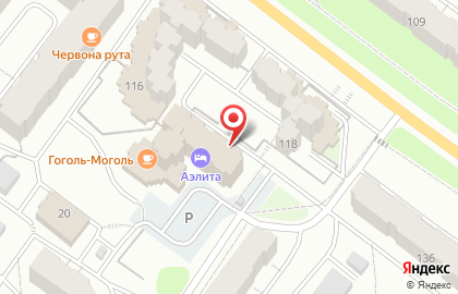 Отель Аэлита в Березниках на карте