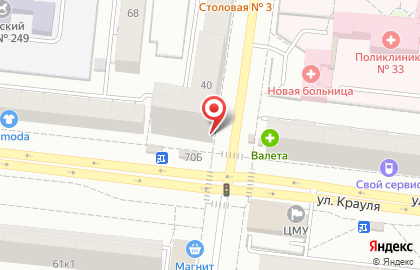 Банк Открытие на Заводской улице на карте