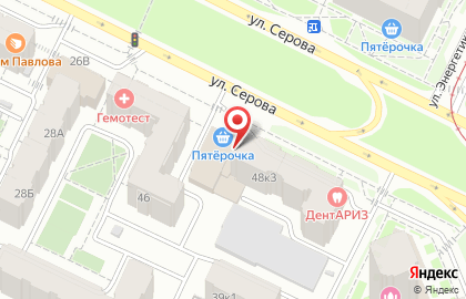 Магазин косметики и бытовой химии Магнит Косметик в Кировском районе на карте