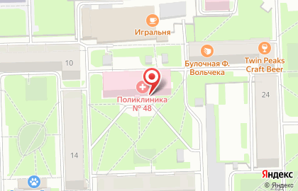 Киоск по ремонту обуви, Московский район на Благодатной улице на карте