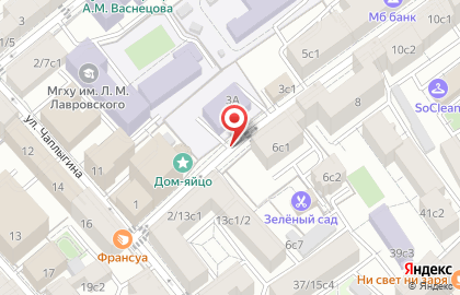 # 827 Детский сад на улице Машкова на карте