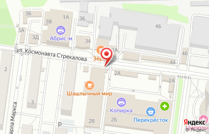 Киоск фастфудной продукции в Вокзальном проезде на карте
