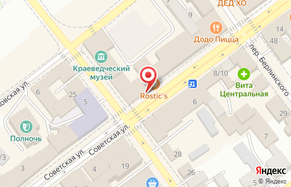 Ломбард Волжский на Советской улице на карте