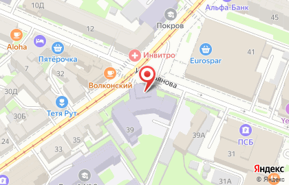 Клуб единоборств Семь Самураев в Нижегородском районе на карте