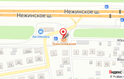 Ресторан Трансильвания на Дорожной на карте