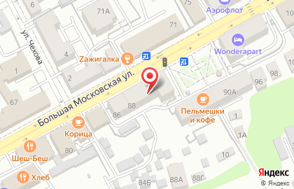 АзАрт на Большой Московской улице на карте