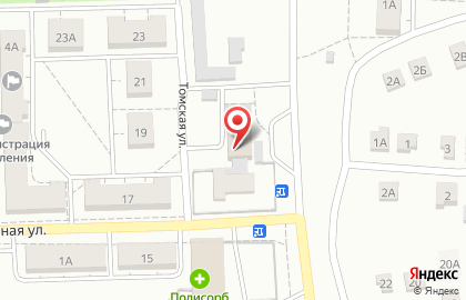 Библиотека семейного чтения на Томской улице на карте