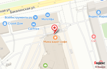 Клуб виртуальной реальности Anvio на Бакалинской улице на карте