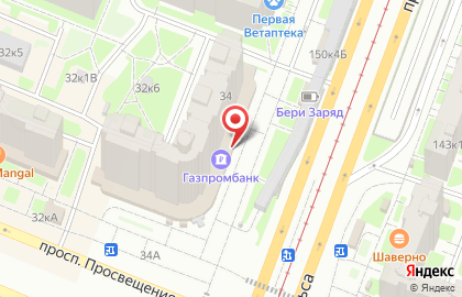 Газпромбанк в Санкт-Петербурге на карте