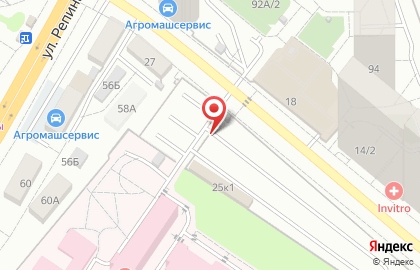 Автостоянка ЕВК на карте