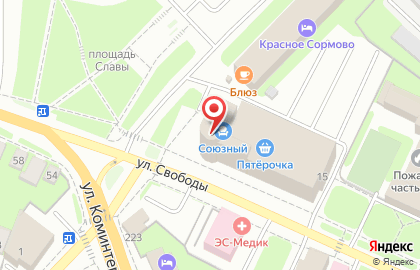 Салон матрасов и кроватей Орматек в Сормовском районе на карте