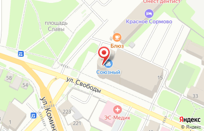 Мебельный салон шкафов-купе Е1 в Сормовском районе на карте