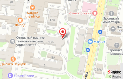 Стоматология Северное Сияние на Московской улице на карте