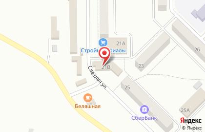 Фирменный магазин Крестьянское хозяйство на Светлой улице на карте