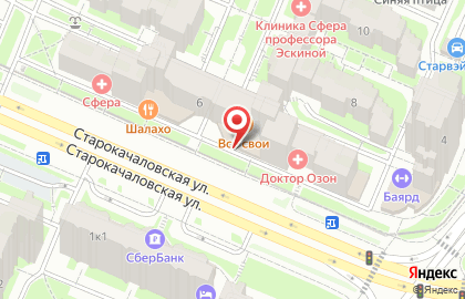 Жалюзи Улица Старокачаловская на карте