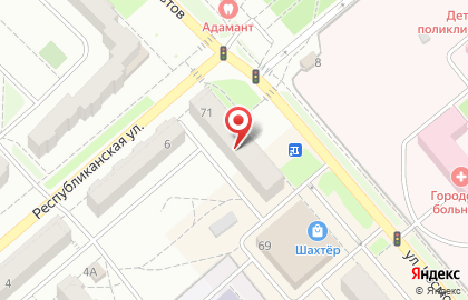 Магазин строительно-отделочных материалов и инструментов Ремстрой на улице Космонавтов на карте