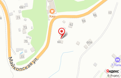 Гостевой дом в Сочи на карте