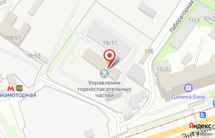 Управление военизированных горноспасательных частей в строительстве на карте