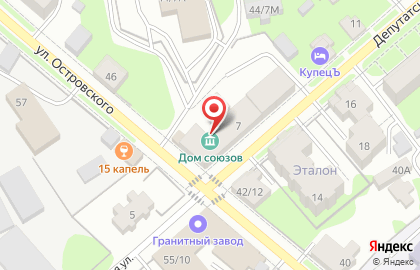 Федерация организаций профсоюзов Костромской области Костромской областной союз на карте