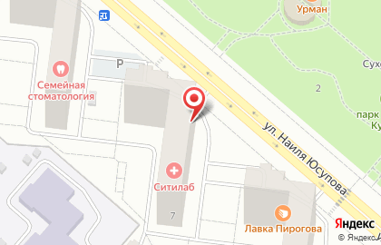 Парикмахерская Ариана в Кировском районе на карте