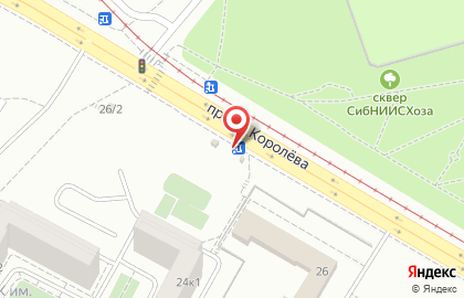 Продуктовый магазин Пятачок на проспекте Королёва на карте